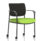 Brunswick Deluxe Medium Back Visitor Office Chair with Arms with Castors
