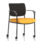 Brunswick Deluxe Medium Back Visitor Office Chair with Arms with Castors