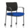 Brunswick Deluxe Medium Back Visitor Office Chair with Arms with Castors