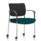 Brunswick Deluxe Medium Back Visitor Office Chair with Arms with Castors