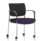 Brunswick Deluxe Medium Back Visitor Office Chair with Arms with Castors