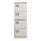Bisley 4 Drawer Contract Steel Filing Cabinet in white, featuring recessed handles and central locking for secure storage.