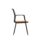 Avior Mesh chair with upholstered seat and cantilever frame, featuring a sleek black finish.