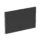 Evolve/Impulse B2B Middle Leg Cable Infill in black, designed to conceal cables between back-to-back desk legs.