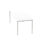 Impulse Straight Table Box Frame Leg