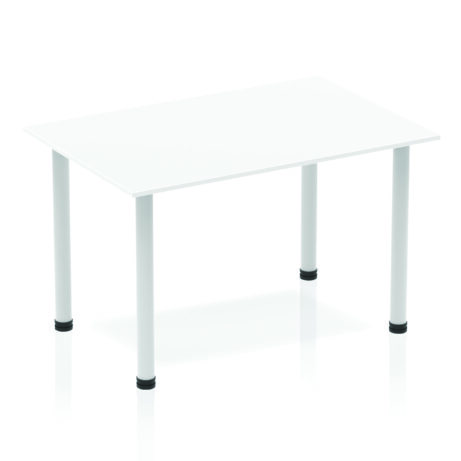 Impulse 1200mm Straight Table With Post Leg