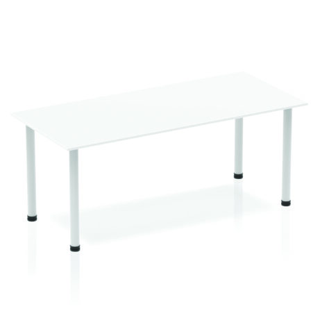 Impulse 1800mm Straight Table With Post Leg