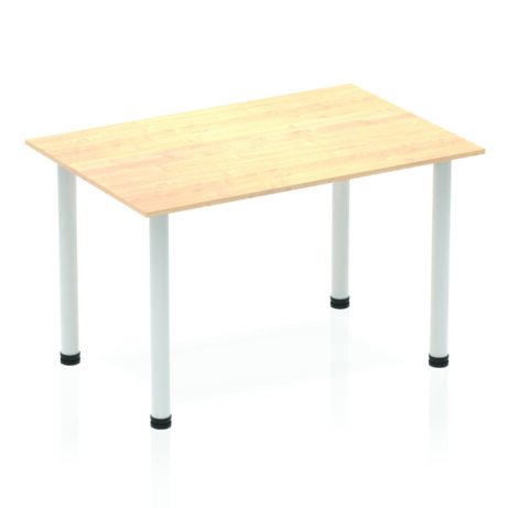 Impulse 1200mm Straight Table With Post Leg