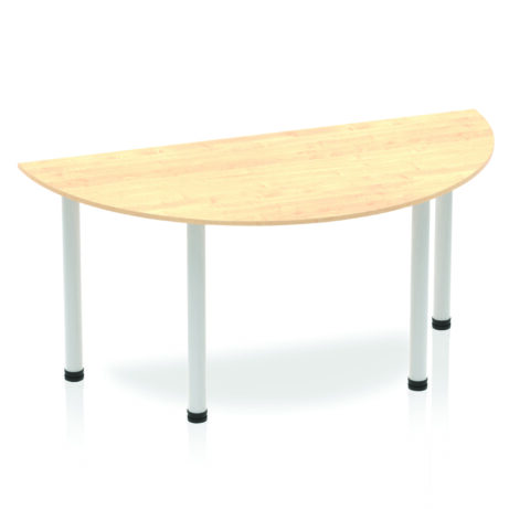 Impulse Semi-Circle Table With Post Leg