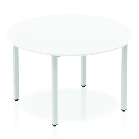 Impulse Round Table With Box Frame Leg