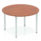 Impulse Round Table With Box Frame Leg