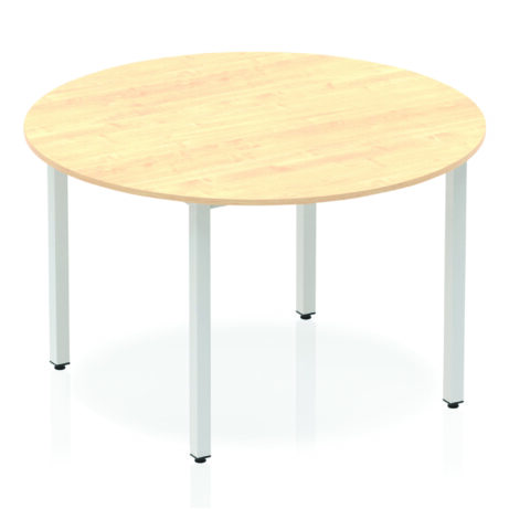 Impulse Round Table With Box Frame Leg