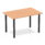 Impulse 1200mm Straight Table With Post Leg