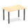 Impulse 1200mm Straight Table With Post Leg