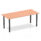 Impulse 1800mm Straight Table With Post Leg