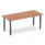 Impulse 1800mm Straight Table With Post Leg