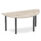 Impulse Semi-Circle Table With Post Leg