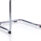 Chrome cantilever frame of Echo Medium Back Leather Visitor Chair, showcasing its modern design and durable construction.