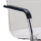 Echo Medium Back Leather Cantilever Visitor Chair with Arms, featuring chrome frame and durable leather upholstery.