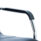 Echo Medium Back Leather Cantilever Visitor Chair with chrome frame and arms, featuring durable black leather upholstery.