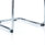 Chrome cantilever frame of the Echo Medium Back Leather Visitor Chair, featuring a sleek and stable support design.