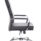 Advocate Medium Back Bonded Leather Executive Office Chair with Arms