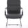 Advocate Medium Back Leather Visitor Office Chair with Arms