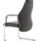 Mien High Back Leather Cantilever Visitor Office Chair with chrome frame, designed for comfort in reception and meeting areas.