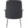 Bella Medium Back Black Bonded Leather Black Frame Cantilever Visitor Chair