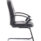 Bella Medium Back Black Bonded Leather Black Frame Cantilever Visitor Chair