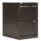 Bisley 2 Drawer Classic Steel Filing Cabinet in black finish with two drawers and chrome handles.