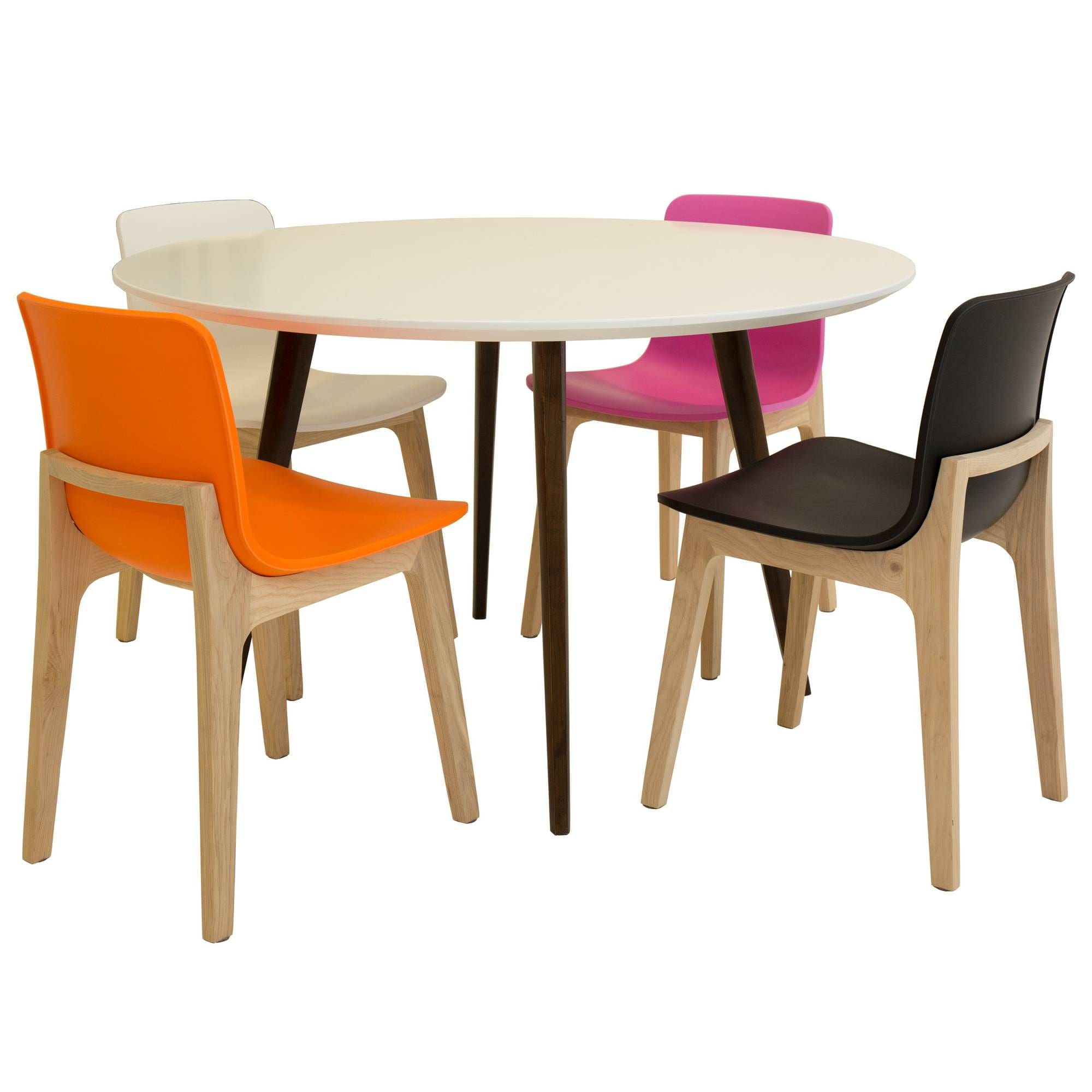 BILL Plastic Chair on Wooden Legs