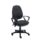 Versi 2 Lever Operator Chair in charcoal with fixed arms and a five-star base on casters.