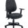 Versi 2 Lever Operator Chair in charcoal with adjustable arms and a five-star base.