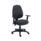 Versi 2 Lever Operator Chair in charcoal with adjustable arms and a five-star base.
