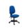 Versi 2 Lever Operator Chair in royal blue, no arms, featuring a black five-point base and adjustable height.
