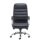Ares Executive Chair with padded black faux leather upholstery, chrome 5-star base, and adjustable tilt mechanism.