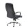 Ares Executive Chair features a black faux leather upholstery, chrome armrests, and a smooth 5-star base with castors.