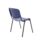 Navy canteen chair with a polypropylene seat and robust powder-coated frame, stackable for easy storage. Dimensions: 660 x 585 x 780 mm.