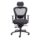 Strata High-Back Task Chair with Seat Slide, featuring mesh back, fabric headrest, and height-adjustable arms.