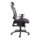 Strata High-Back Task Chair with Seat Slide, featuring a mesh back, plush foam seat, fabric headrest, and height-adjustable arms.