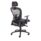 Strata High-Back Task Chair with Seat Slide, black mesh back, adjustable headrest, foam seat, and height-adjustable arms.