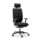 Bengal Heavy Duty Chair, High Back with Headrest, in Black/Black fabric and finish.