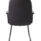 Canasta Visitor Chair with faux leather upholstery, fixed arms, and black powder-coated steel cantilever base.