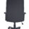 Canasta 2 Office Chair with high-back, leather-look design, fixed arms, swivel base, and twin-wheel castors in black.
