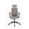 Maldini High Back Office Chair in beige with black accents and adjustable headrest.