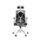Maldini High Back Office Chair with adjustable headrest, lumbar support, 1D arms, and stylish chrome base.