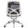 Zico Office Chair with breathable mesh back, fixed arms, chrome 5-star base, and height-adjustable castors.