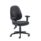 Concept Operator High Back Chair with adjustable arms in charcoal grey upholstery.