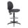 Charcoal Concept Mid-Back Fixed Draughtsman-Kit Chair with a round footrest and adjustable height.